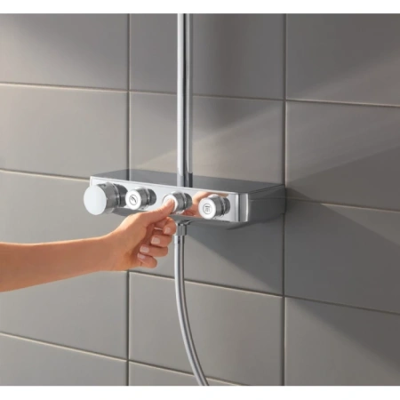 душевая система 310 мм grohe euphoria smartcontrol system cube 26508000