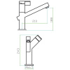 смеситель для кухни zorg inox szr-1008