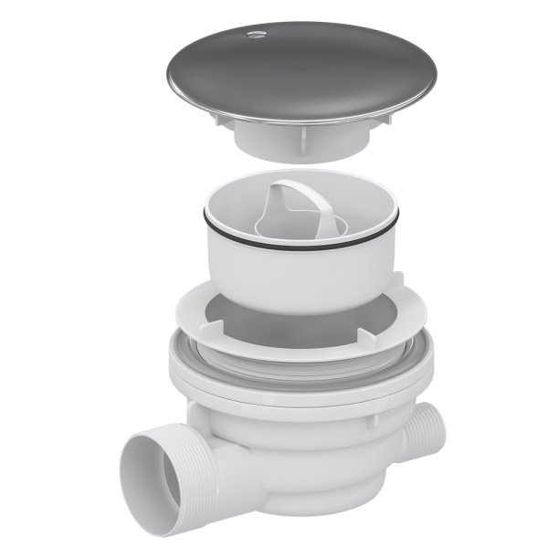 сифон для душевого поддона rgw velplex qyd-01 39241101-01 хром