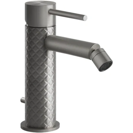 Смеситель Gessi Gessi316 54107#239 для биде, с донным клапаном, цвет STEEL BRUSHED