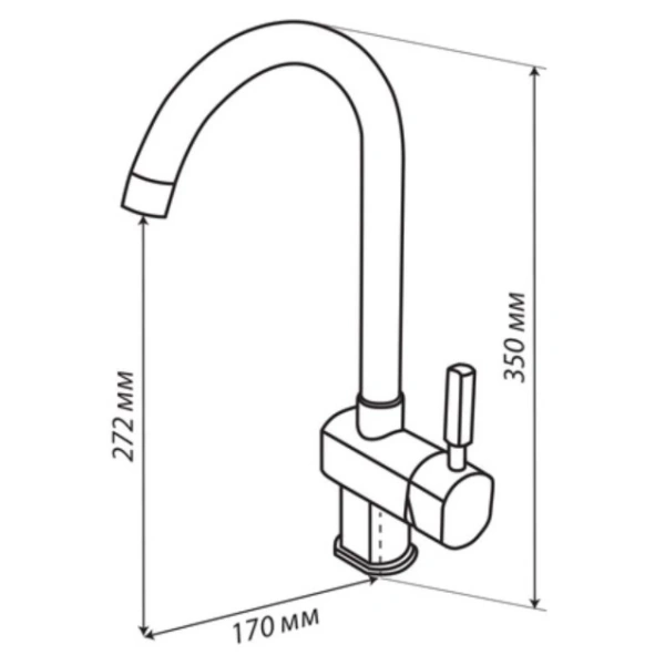 смеситель для кухни aquaton лиам 1ax003fcxx220 песочный