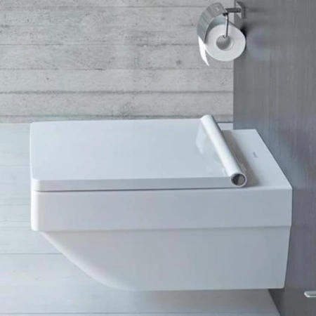 унитаз подвесной duravit vero air rimless 2525090000, без сиденья, цвет белый