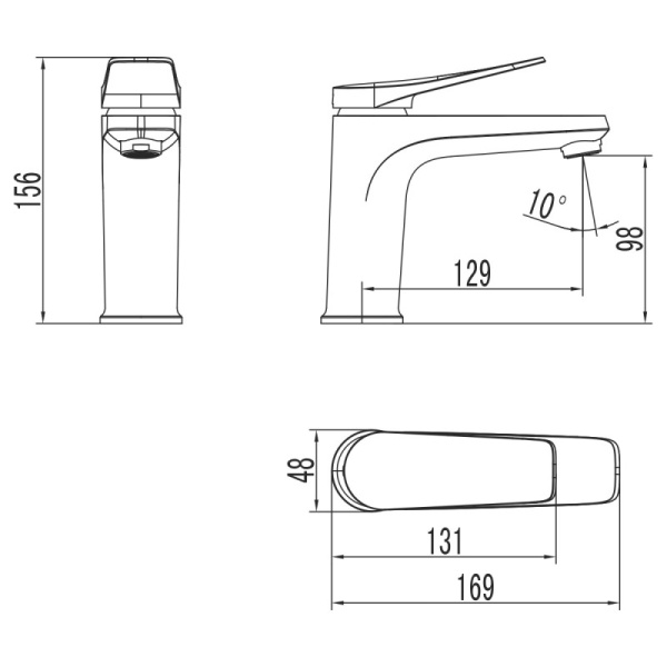 смеситель для раковины lemark bronx lm3706gm