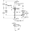смеситель для раковины с донным клапаном coolstart grohe eurodisc cosmopolitan 2338920e