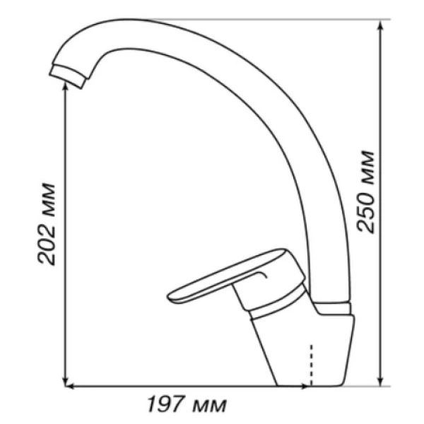 смеситель для кухни акватон нимо 1ax002fcxx270