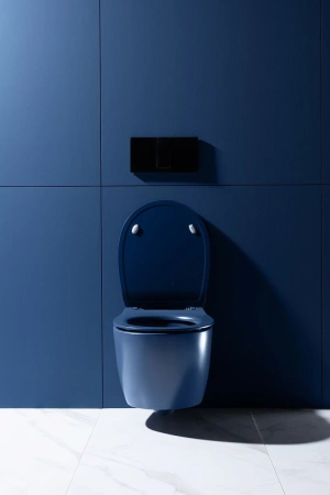 унитаз allen brau fantasy 4.11004.id подвесной, безободковый, без сиденья, 51x36.3 см,индиго