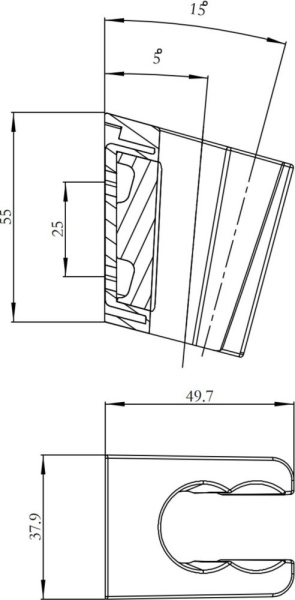 держатель для ручного душа iddis 080 080cp00i53