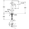 смеситель для раковины без донного клапана grohe essence 32901dl1