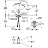 смеситель для раковины с донным клапаном grohe atrio new 32647da3