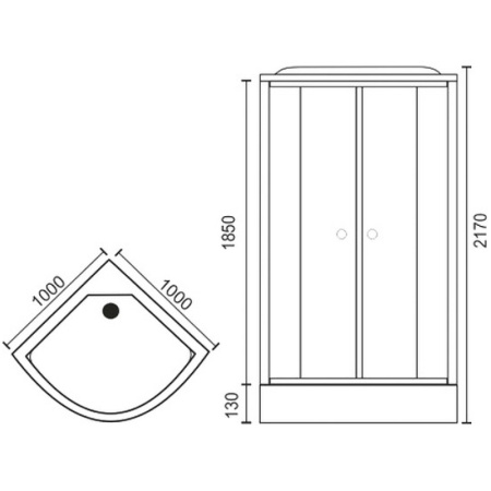 душевая кабина royal bath rb100hk6-bt