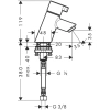 кран для холодной воды без донного клапана hansgrohe talis s 13132000