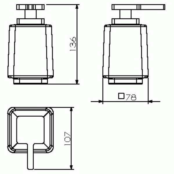 Дозатор Langberger Melvin 32021A-01-00