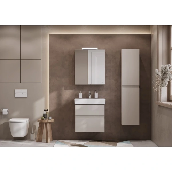 пенал roca oleta a857650515 подвесной l/r, капучино