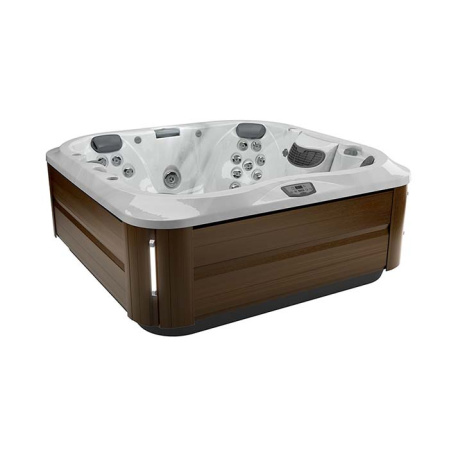 Минибассейн JACUZZI J335 ZP12ZD0EW4T 214х214х94 см отдельностоящий с внеш. панель Modern Hardwoo/акрил Platinum