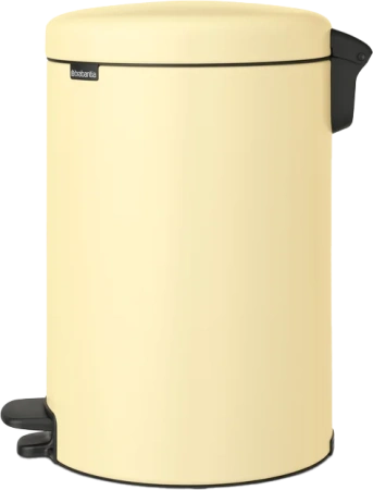 мусорное ведро brabantia newicon 233821 20 л, ванильно-желтое