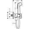 гигиенический набор hansgrohe bidette 1jet s 29230000