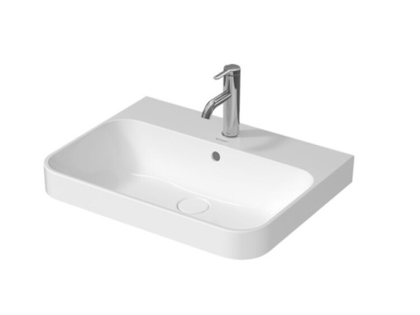 Раковина в ванную накладная 60 см Duravit Happy D.2 Plus 23606000601