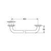 поручень 50,7 см grohe essentials 40793001
