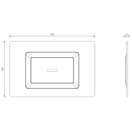 мыльница boheme space 10966-sgm-soap установка на полку, графит глянец