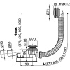 слив-перелив для ванны alcaplast a507ckm-120