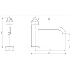 смеситель для раковины migliore ermitage mini 30210 золото