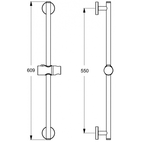 душевая штанга ideal standard idealrain b9420aa