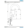смеситель для раковины e.c.a. luna 102108953ex