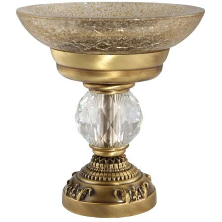 Мыльница Migliore Cristalia 16759 цвет бронза с кристаллом Swarovski