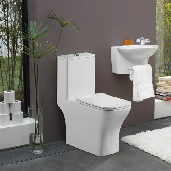 унитаз моноблок azario lodi az-8617 напольный, горизонтальный слив, с сиденьем микролифт, 67x35x76 см, белый