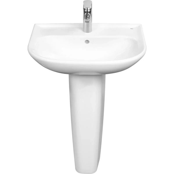 раковина roca access zru9307609 55x42 см подвесная, белый