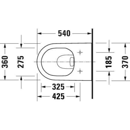 унитаз подвесной duravit d-neo 45770900a1 с сиденьем микролифт soft close, цвет белый