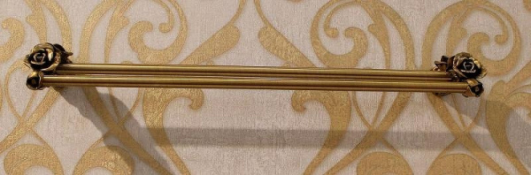 Полотенцедержатель двойной подвесной 60 см Art&Max ROSE AM-B-0918-B