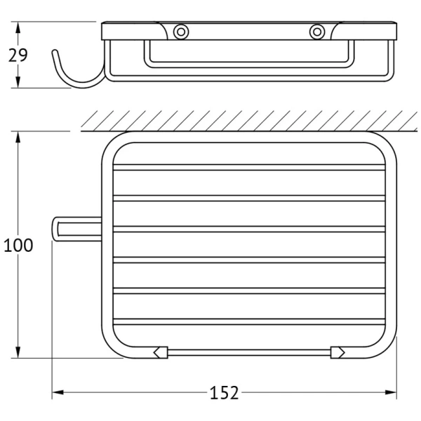 Мыльница FBS Ryna RYN 015 с крючком