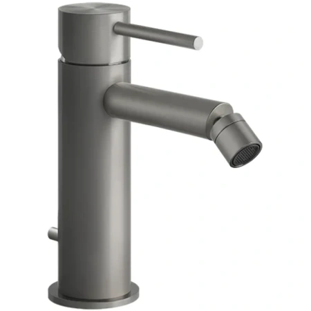 Смеситель Gessi Gessi316 54007#239 для биде, с донным клапаном, цвет STEEL BRUSHED