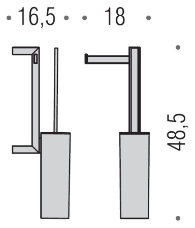 напольная стойка с аксессуарами colombo design units b9123.s.cr