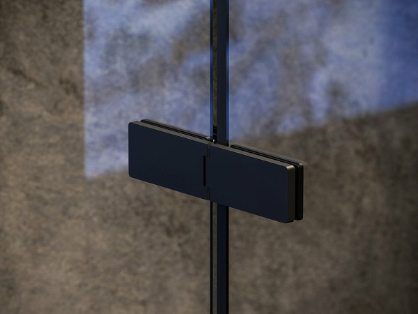 душевая дверь ravak cool cosd2-120 x0vvgc300z1 профиль черный стекло transparent