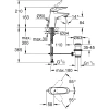 смеситель для раковины с донным клапаном grohe eurostyle new 23707ls3