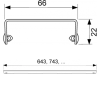 решетка tece tecedrainline quadratum 601550, нерж. сталь, полир.