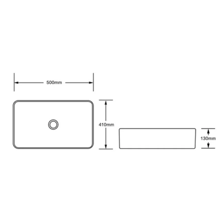 раковина santiline sl-1051p накладная, 50x41 см, персиковая матовая