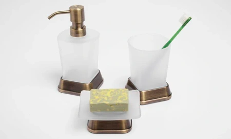 дозатор для мыла wasserkraft exter k-5599 бронза светлая