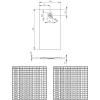 душевой поддон из литьевого мрамора 100x70 см radaway kyntos f cemento hkf10070-74