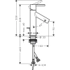 смеситель для раковины с донным клапаном axor starck 10001300