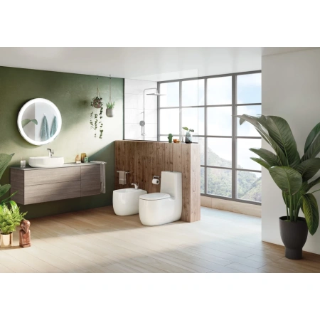 чаша напольного безободкового унитаза roca beyond 3420b9000