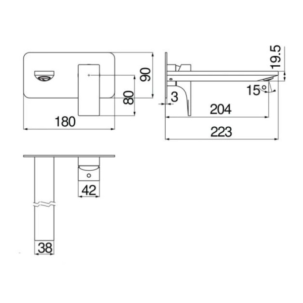 смеситель для раковины nobili seven se124198/1cr chrome