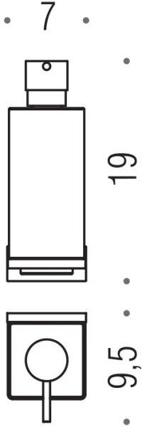 Дозатор для мыла Colombo Design Look B9316.BM