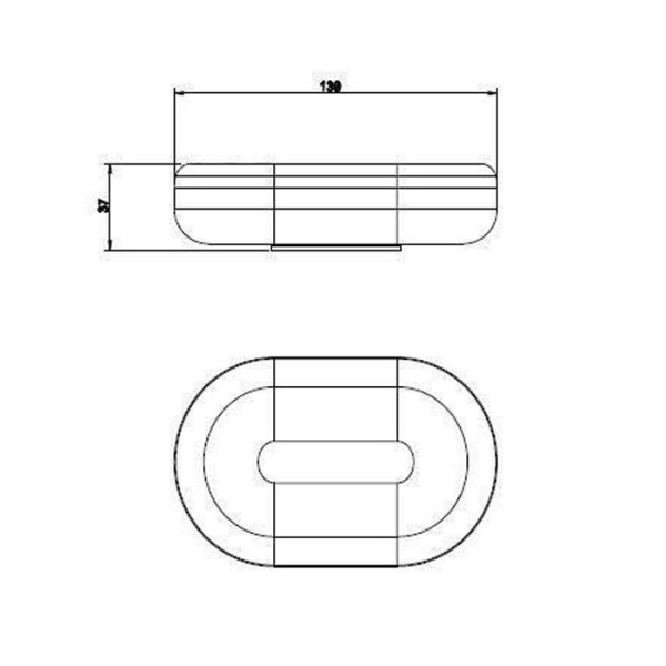 Мыльница Gessi Goccia 38026#031