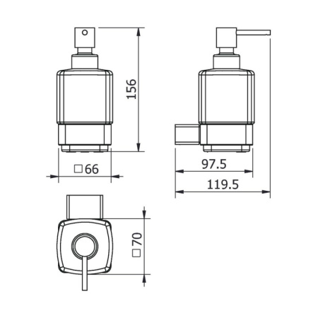 дозатор langberger vico 11321a-bp