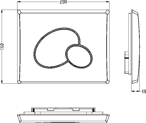 кнопка смыва weltwasser ww marberg 410 rd cr хром