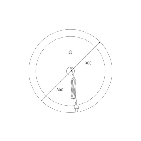 Зеркало круглое IDDIS Esper ESP600Ri98 60 круглое