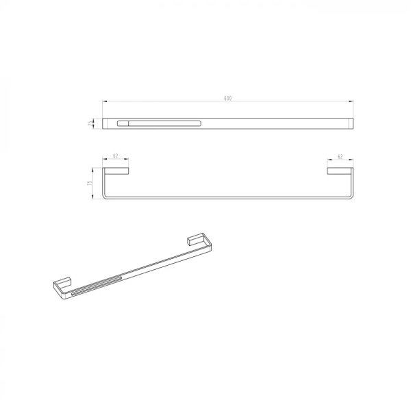 Полотенцедержатель Boheme Q 10942-CR Хром
